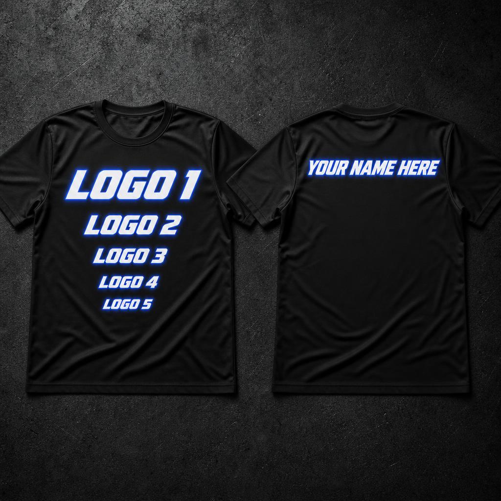 Team Sponsor T-Shirt Type 1 — Mach1 Graphix racing pit apparel