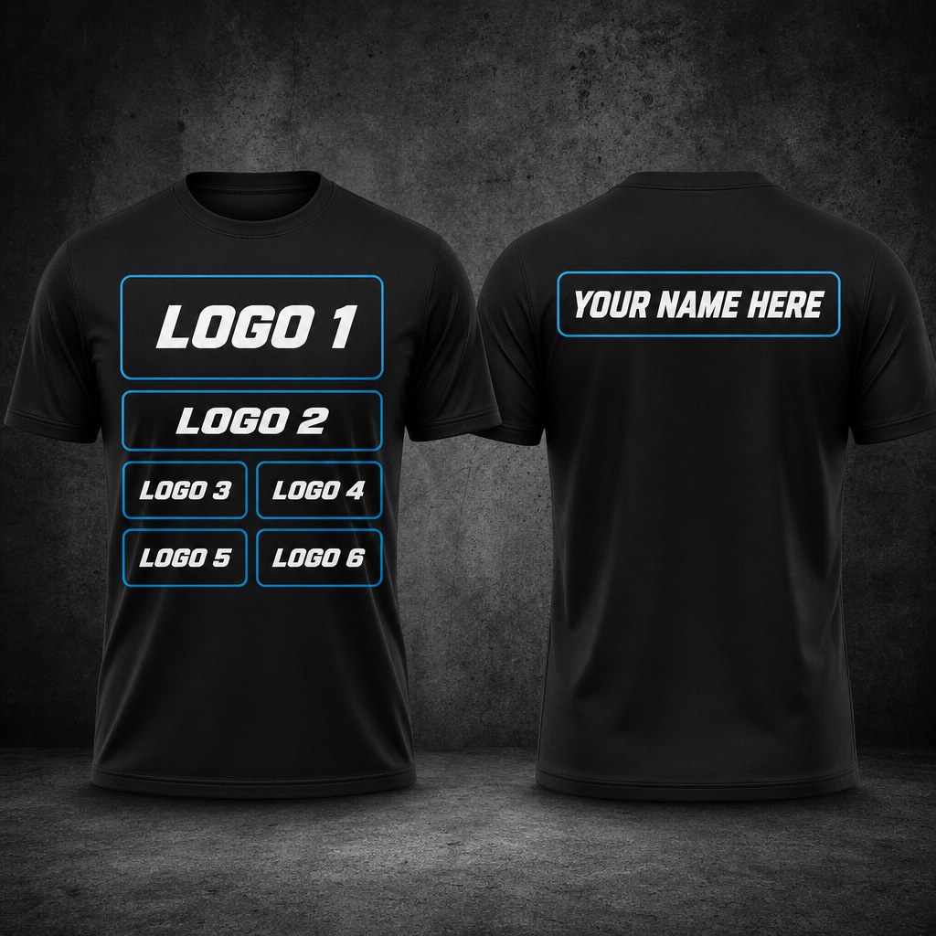 Team Sponsor T-Shirt Type 2 — Mach1 Graphix racing pit apparel