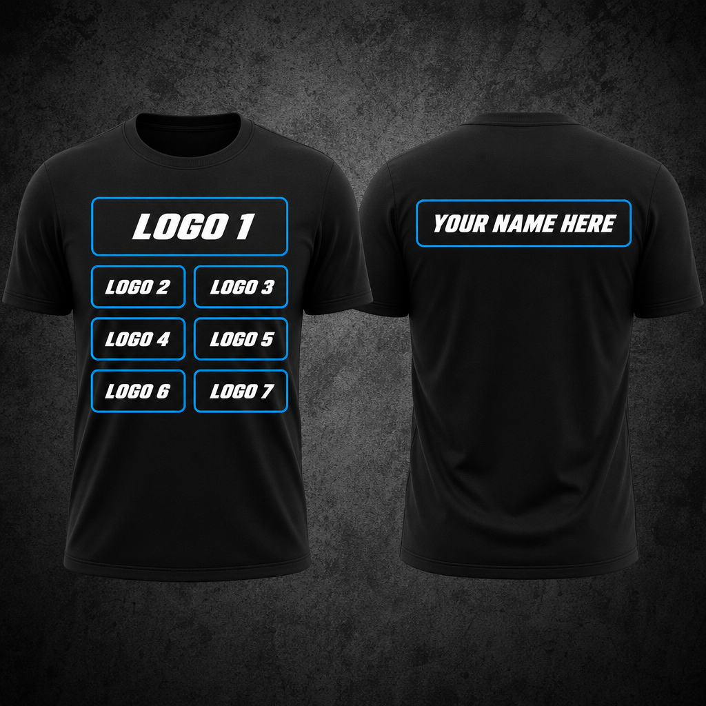 Team Sponsor T-Shirt Type 3 — Mach1 Graphix racing pit apparel